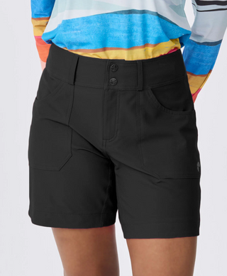 Krimson Klover Siena Shorts | Black + Floral