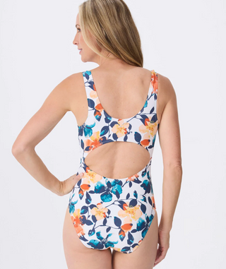 Krimson Klover Chelsea One Piece Swimsuit| Black + Floral