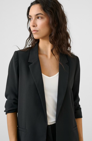 Soaked SLShirley Blazer | Black + White