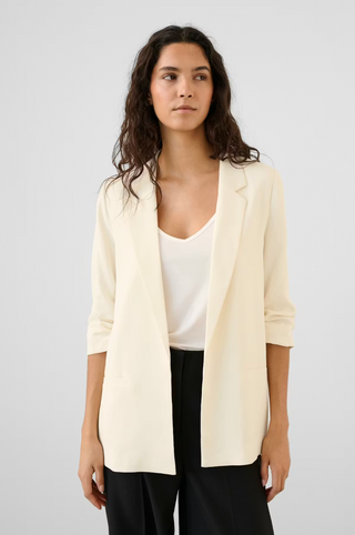 Soaked SLShirley Blazer | Black + White