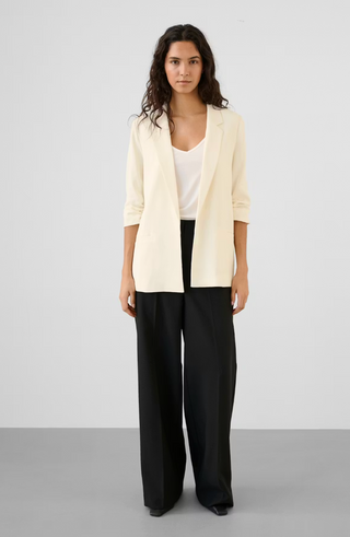 Soaked SLShirley Blazer | Black + White