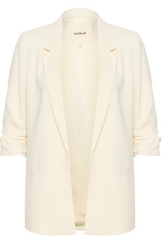 Soaked SLShirley Blazer | Black + White