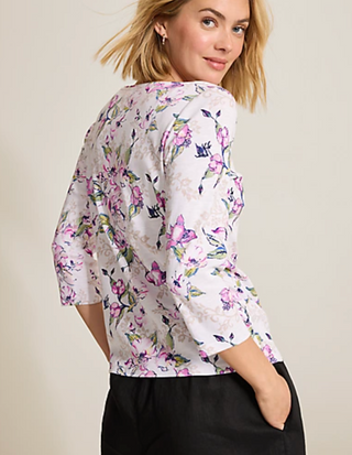Tommy Bahama Ashby Isles Floral Gardens Tee | White