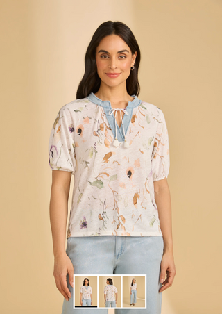 French Dressing Jeans Embellished Top | Delicate