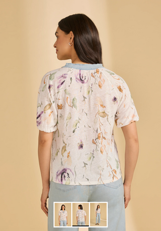 French Dressing Jeans Embellished Top | Delicate