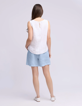 Yoga Jeans Linen Shorts | Azzura