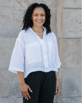 Shannon Passero Gale Shirt | White