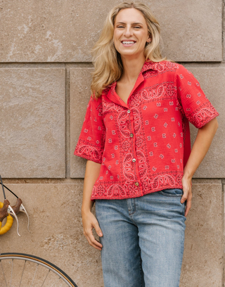 Shannon Passero Marisol Shirt | Red