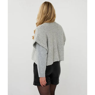 Esqualo Cardigan Gilet | Light Grey