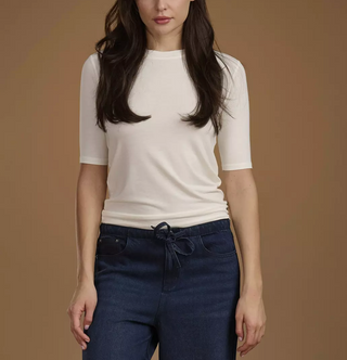 Splendid Quarter Sleeve Top | Java + Shell