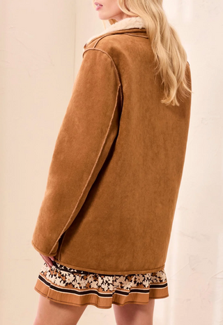 Tribal Reversible Coat | Walnut