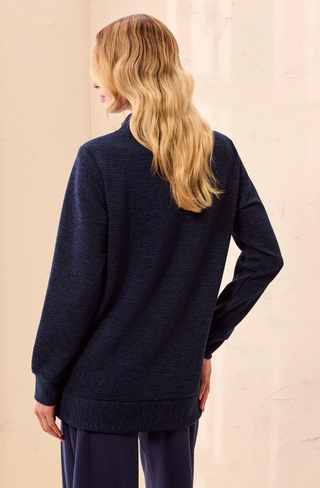 Tribal Ottoman Rub Mock Neck Tunic | Stellar