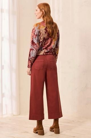 Tribal Stretch High Rise Palazzo Pant | Fudge + Henna