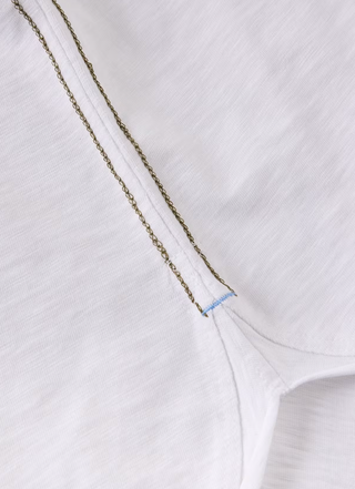 White Clara LS Tee | White