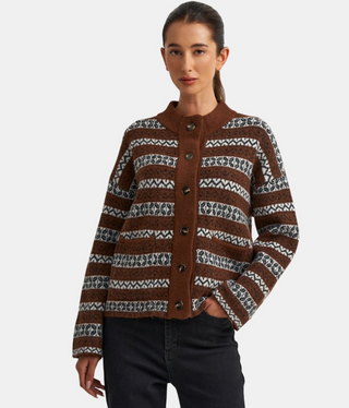 Astrid August Cardigan | Brown