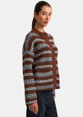 Astrid August Cardigan | Brown