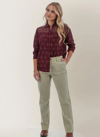 Aventura Cleo Top | Burgandy