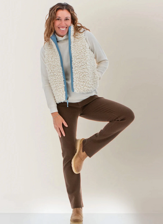 Aventura Frostline Reversible Vest | Faded Denim