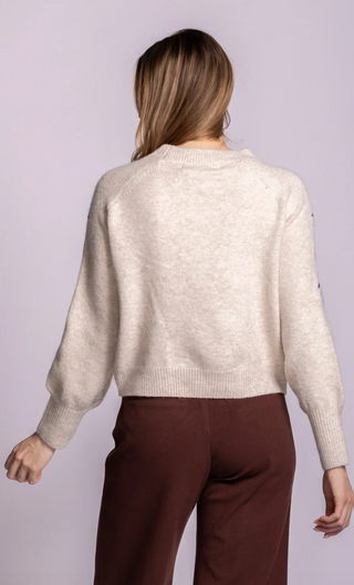 Pink Martini Holland Sweater | Light Grey