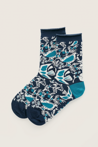 Sesalt Arty Bamboo Socks | Cloud
