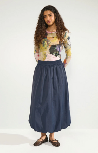 Numph Nualmia Dress | Forest Green