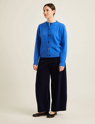 Naif Shelly Cardigan | Azure + Light Blue