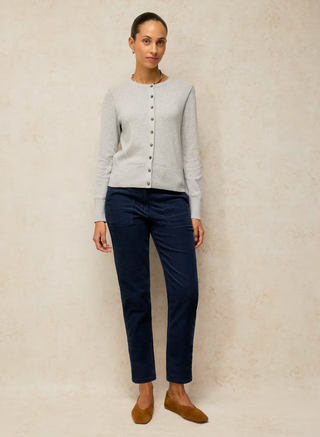 White Stuff Twister Cord Trouser | Navy