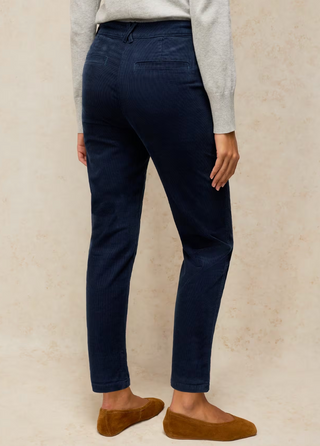 White Stuff Twister Cord Trouser | Navy