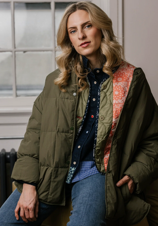 Shannon Passero Peaks Jacket | Olive + Red