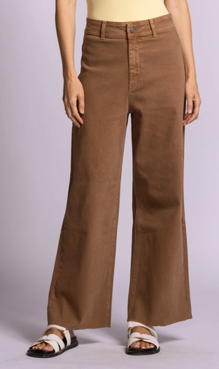 Pink Martini Mallory Denim Pant | Brown