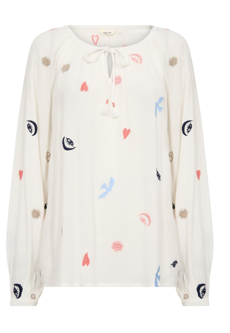 Cream Ronja Blouse | Marshmellow