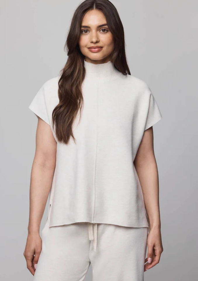 Splendid Winslow Mock Neck Pullover | Oak + Lead
