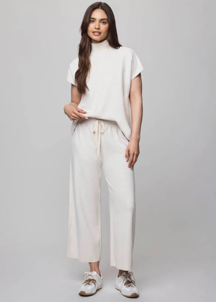 Splendid Winslow Mock Neck Pullover | Oak + Lead