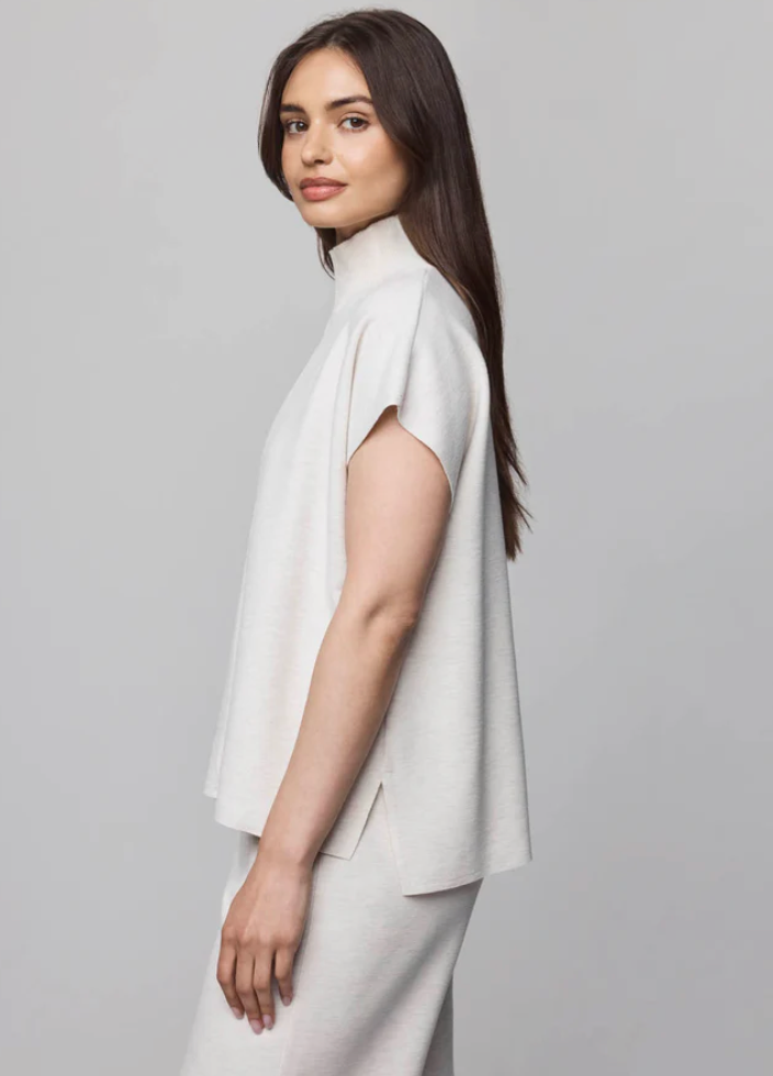 Splendid Winslow Mock Neck Pullover | Oak + Lead