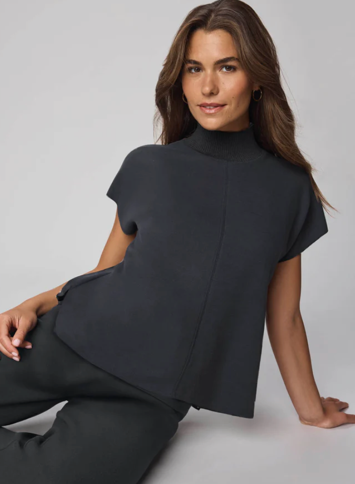 Splendid Winslow Mock Neck Pullover | Oak + Lead