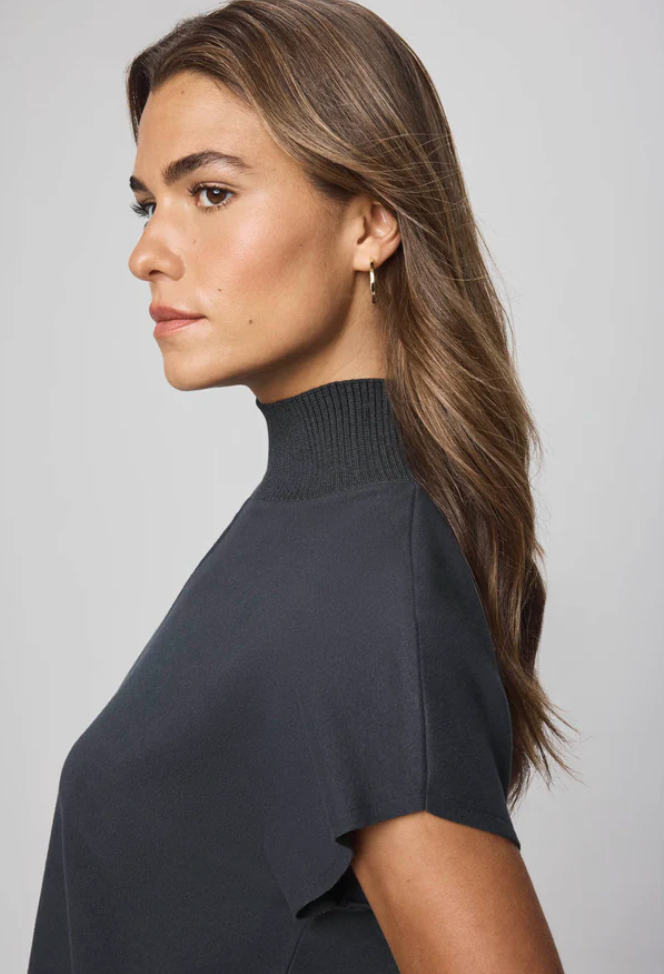 Splendid Winslow Mock Neck Pullover | Oak + Lead