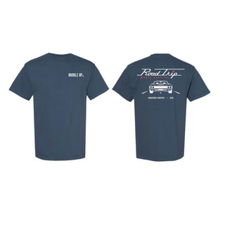 Downtown Kingston Road Trip Unisex T-Shirt | Cream + Navy
