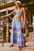 Spell Love Jetty Maxi Skirt | Blue