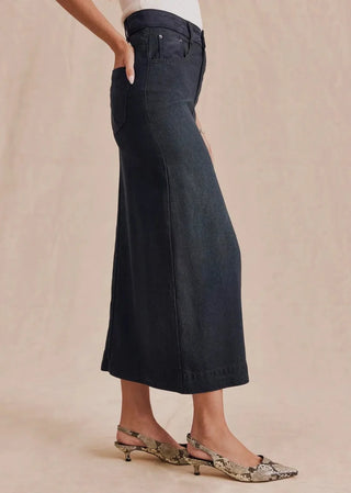 Splendid Ryder Suede Skirt | Dark Rinse