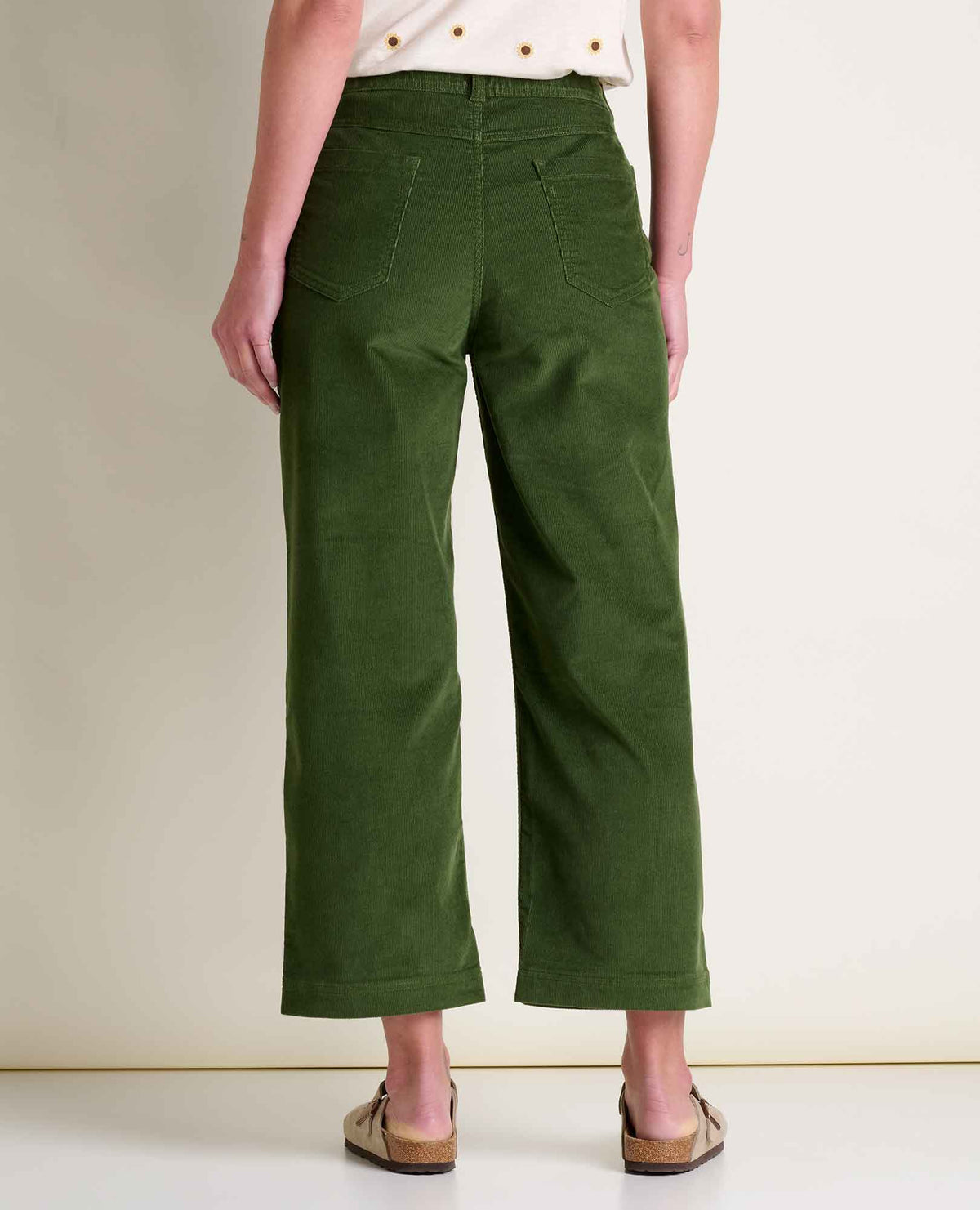 Toad & Co Coaster Cord Wide Leg Pant | Epidote