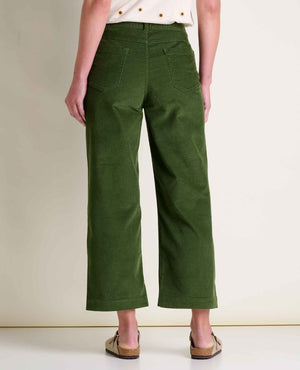 Toad & Co Coaster Cord Wide Leg Pant | Epidote