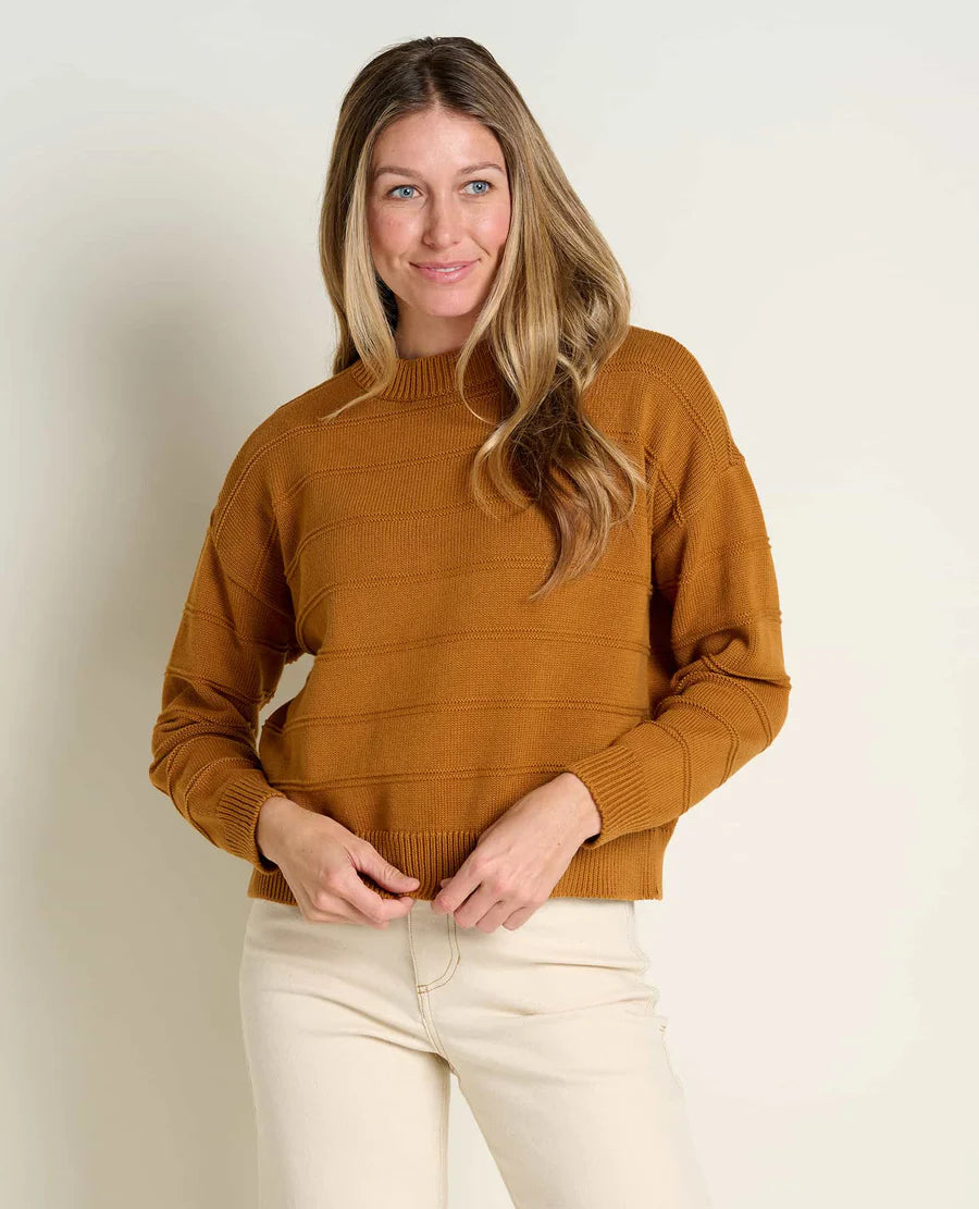 Toad & Co Bianca Crew Sweater | Navy & Cardamom