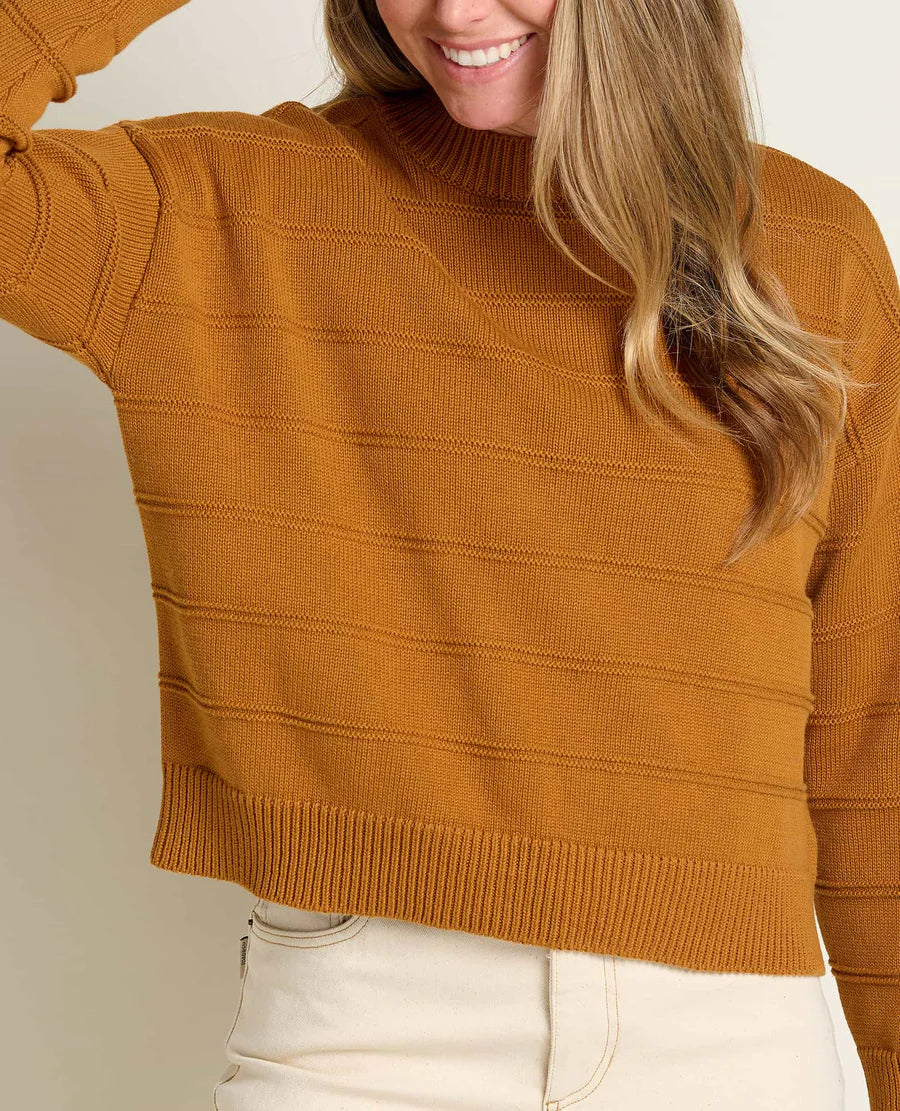 Toad & Co Bianca Crew Sweater | Navy & Cardamom