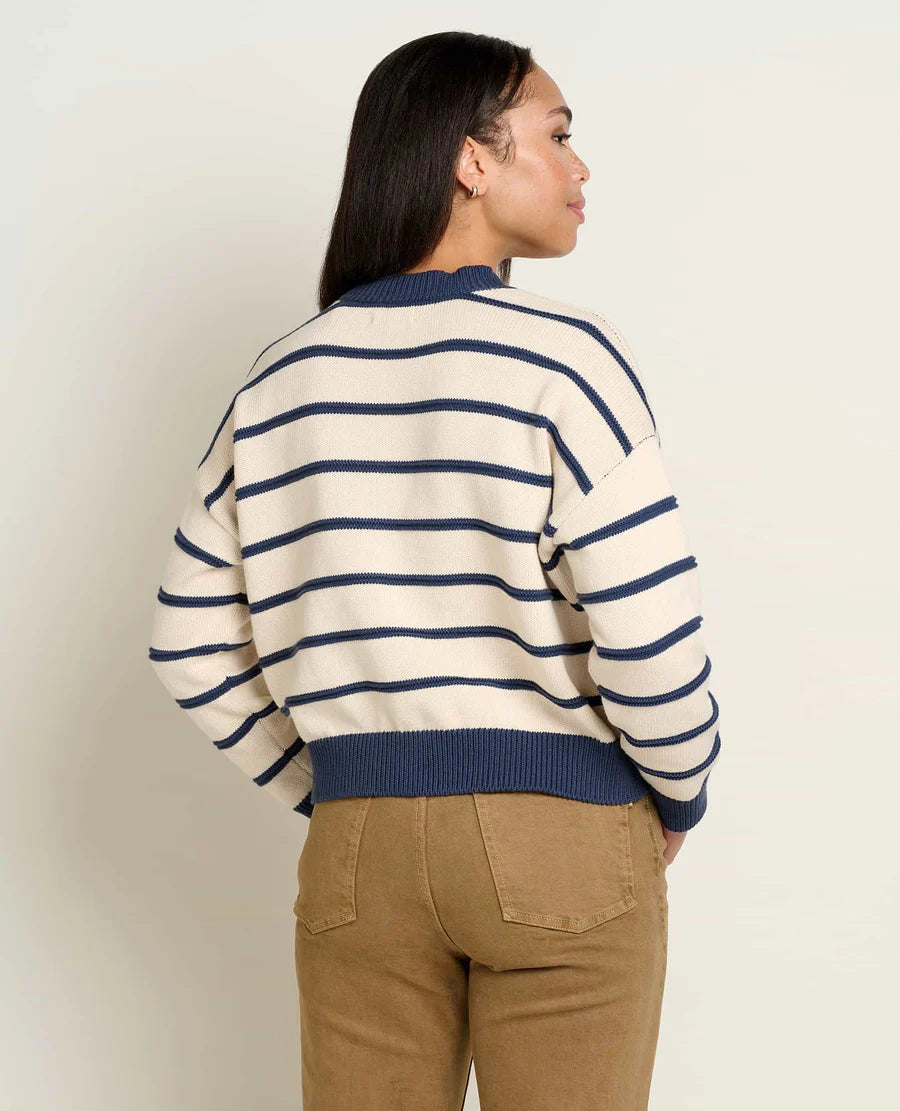 Toad & Co Bianca Crew Sweater | Navy & Cardamom