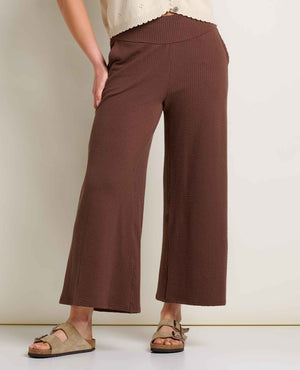 Toad & Co Chaka Wide Leg Crop Pant | Chestnut