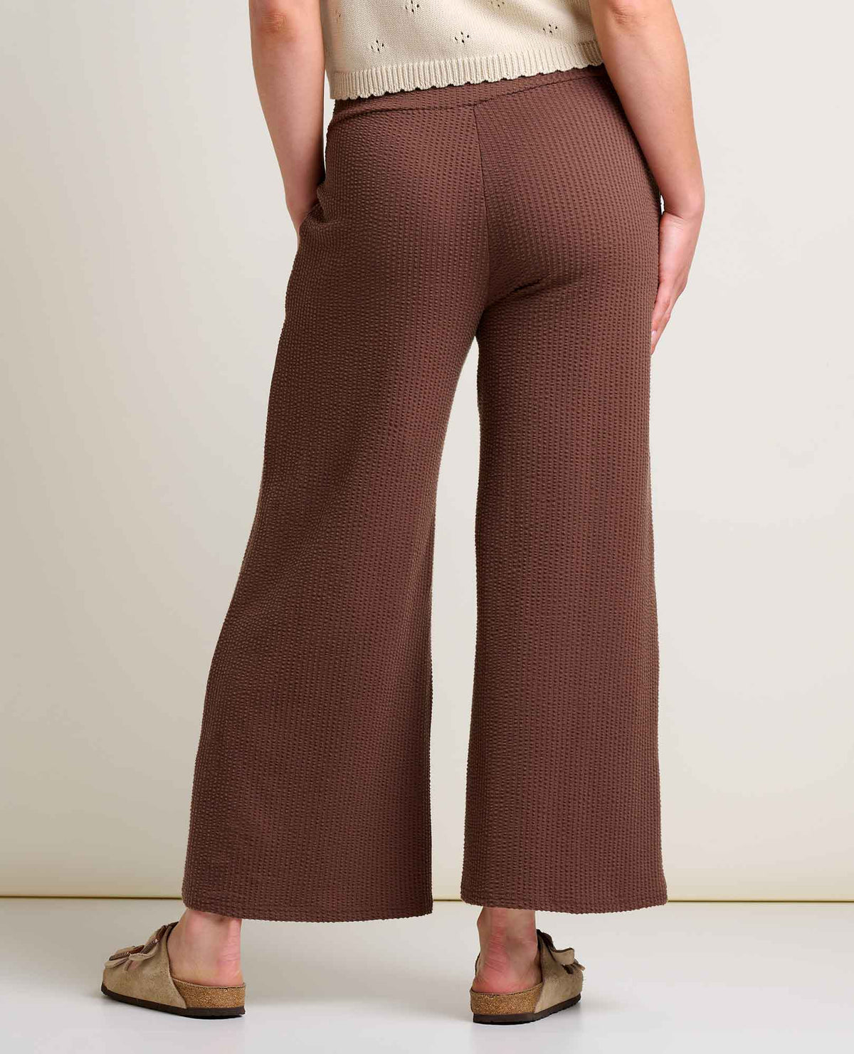 Toad & Co Chaka Wide Leg Crop Pant | Chestnut