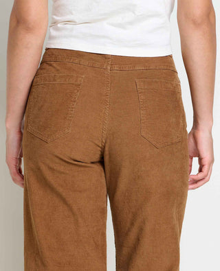 Toad & Co Women's Karuna Cord Wide Leg Pant | Brown Sugar