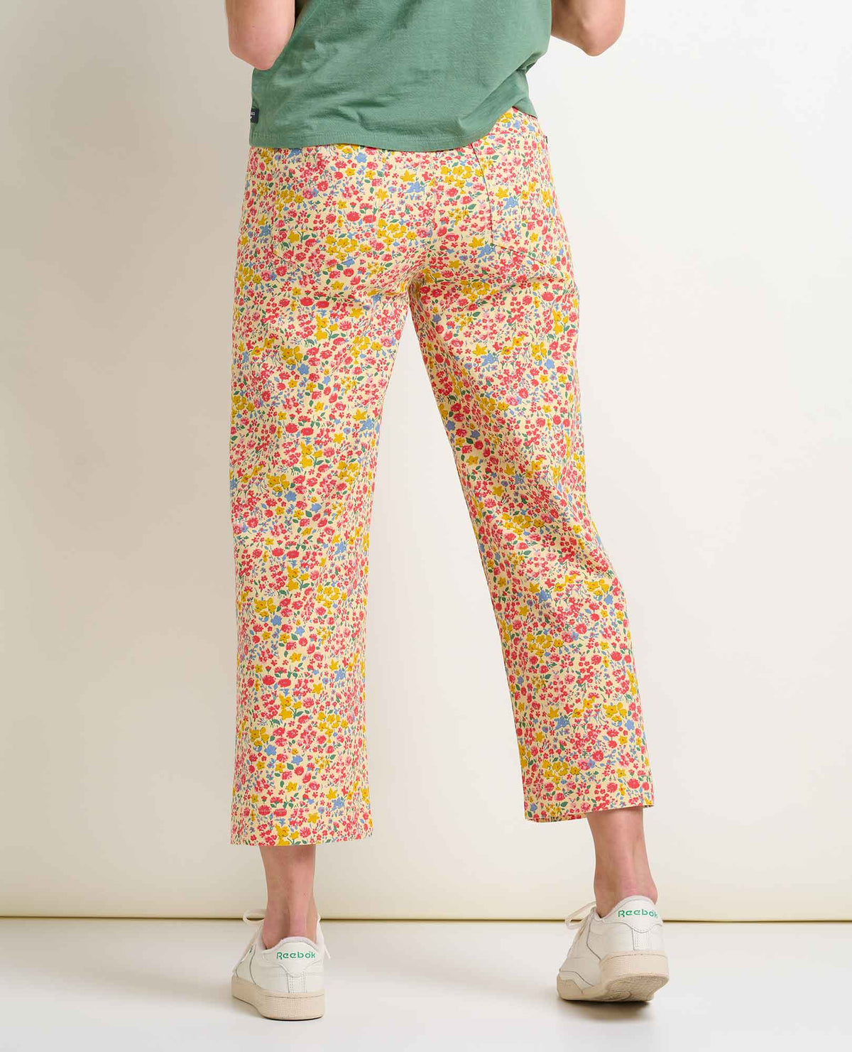 Toad & Co Earthworks Wide Leg Pant | Straw Ditsy & Aster