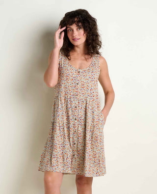 Toad & Co. Manzana Tiered Tank Dress | Salt