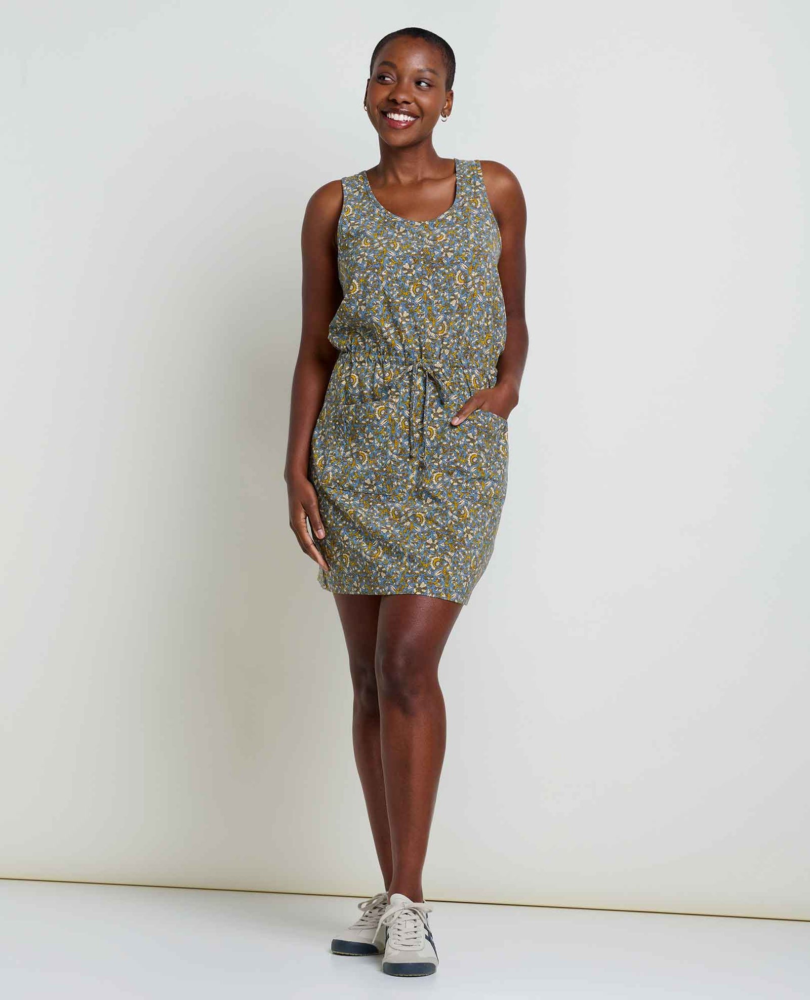 Toad & Co Sunkissed Livvy Dress | North Shore Vine & Black Floral
